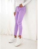 Fashionable light purple denim pants 875 - Online store - Boutique